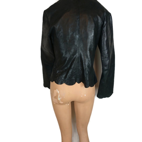 Vintage Boho Leather Jacket By Lucien Piccard - Picture 3 of 8
